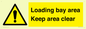 WV12435: Loading bay area Keep area clear