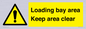 WV12435: Loading bay area Keep area clear