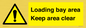 WV12435: Loading bay area Keep area clear