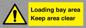 WV12435: Loading bay area Keep area clear