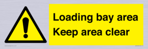 WV12435: Loading bay area Keep area clear