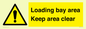 WV12435: Loading bay area Keep area clear