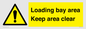 WV12435: Loading bay area Keep area clear