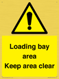 WV12435: Loading bay area Keep area clear