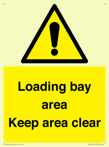 WV12435: Loading bay area Keep area clear