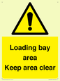 WV12435: Loading bay area Keep area clear