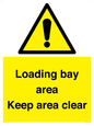 WV12435: Loading bay area Keep area clear