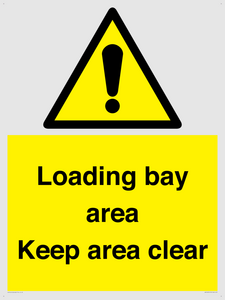 WV12435: Loading bay area Keep area clear