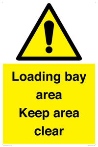 WV12435: Loading bay area Keep area clear