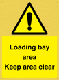 WV12435: Loading bay area Keep area clear
