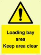 WV12435: Loading bay area Keep area clear
