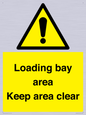 WV12435: Loading bay area Keep area clear