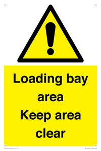 WV12435: Loading bay area Keep area clear