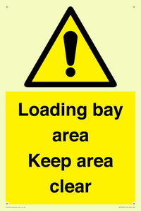 WV12435: Loading bay area Keep area clear
