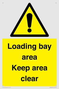 WV12435: Loading bay area Keep area clear
