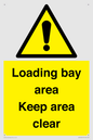 WV12435: Loading bay area Keep area clear