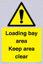 WV12435: Loading bay area Keep area clear
