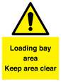 WV12435: Loading bay area Keep area clear