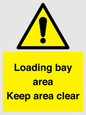 WV12435: Loading bay area Keep area clear