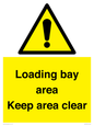 WV12435: Loading bay area Keep area clear
