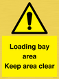 WV12435: Loading bay area Keep area clear