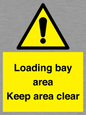 WV12435: Loading bay area Keep area clear