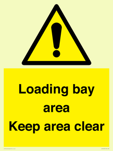 WV12435: Loading bay area Keep area clear
