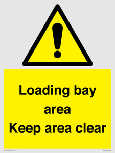 WV12435: Loading bay area Keep area clear