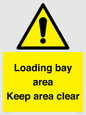WV12435: Loading bay area Keep area clear