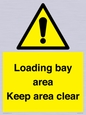 WV12435: Loading bay area Keep area clear