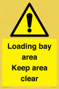 WV12435: Loading bay area Keep area clear