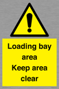 WV12435: Loading bay area Keep area clear