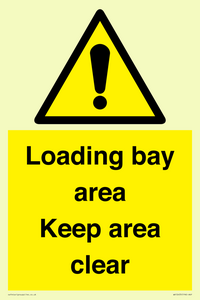 WV12435: Loading bay area Keep area clear