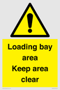 WV12435: Loading bay area Keep area clear