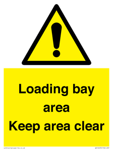 WV12435: Loading bay area Keep area clear