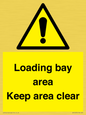 WV12435: Loading bay area Keep area clear