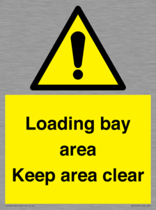 WV12435: Loading bay area Keep area clear