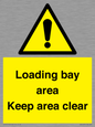 WV12435: Loading bay area Keep area clear