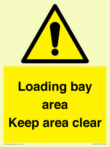 WV12435: Loading bay area Keep area clear
