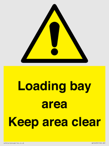 WV12435: Loading bay area Keep area clear