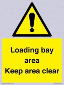 WV12435: Loading bay area Keep area clear
