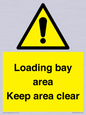 WV12435: Loading bay area Keep area clear