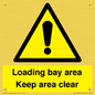 WV12435: Loading bay area Keep area clear