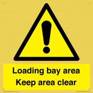 WV12435: Loading bay area Keep area clear