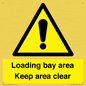 WV12435: Loading bay area Keep area clear