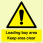 WV12435: Loading bay area Keep area clear