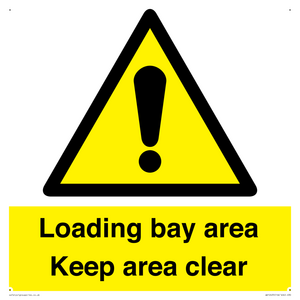 WV12435: Loading bay area Keep area clear