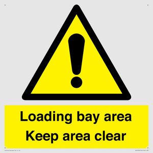 WV12435: Loading bay area Keep area clear