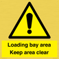 WV12435: Loading bay area Keep area clear
