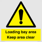 WV12435: Loading bay area Keep area clear